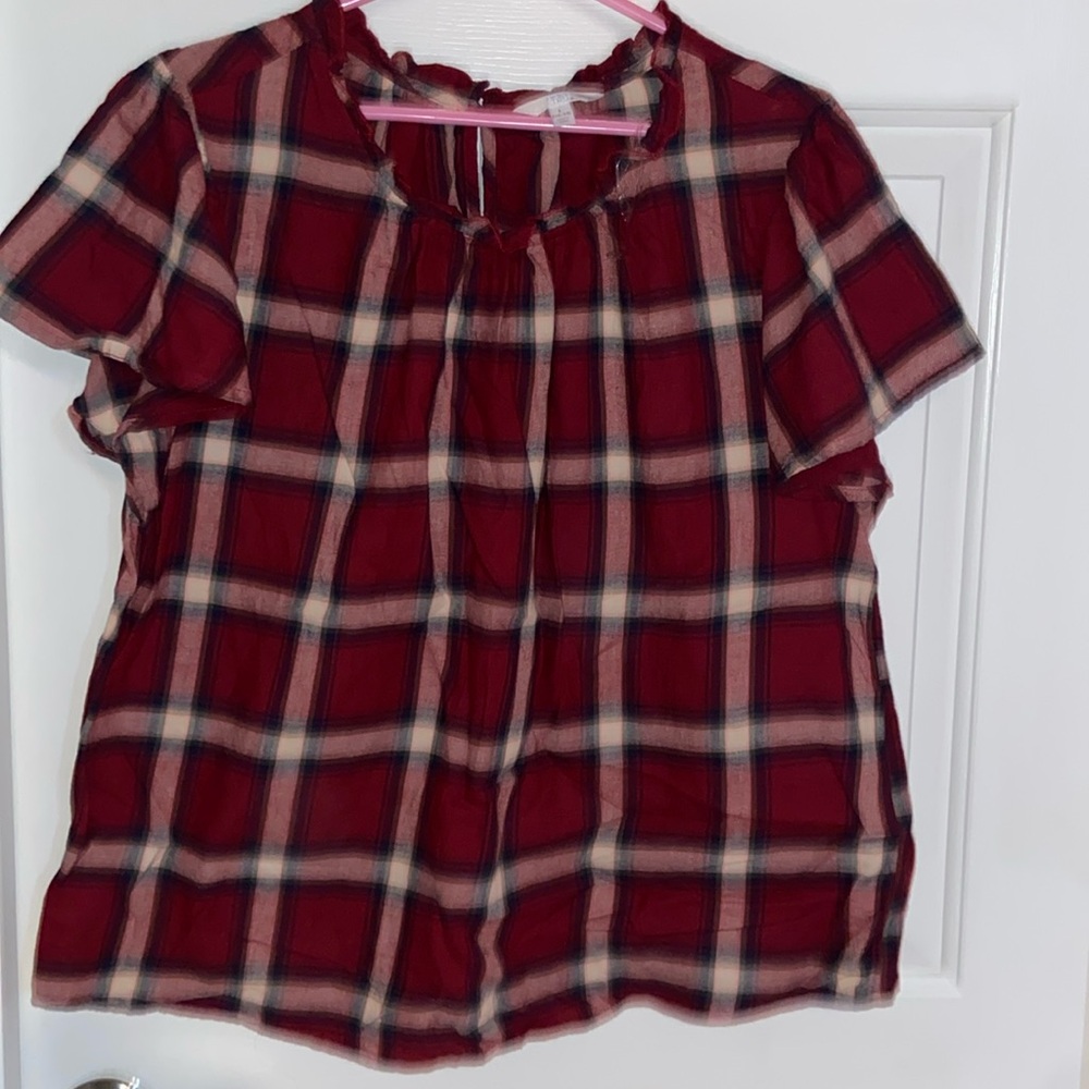 Time & Tru plaid shirt